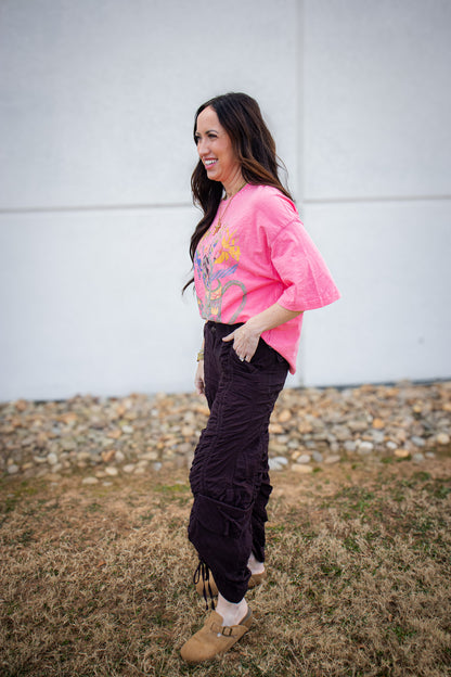 Free People - In Spring Tee - PINK POPPY COMBO