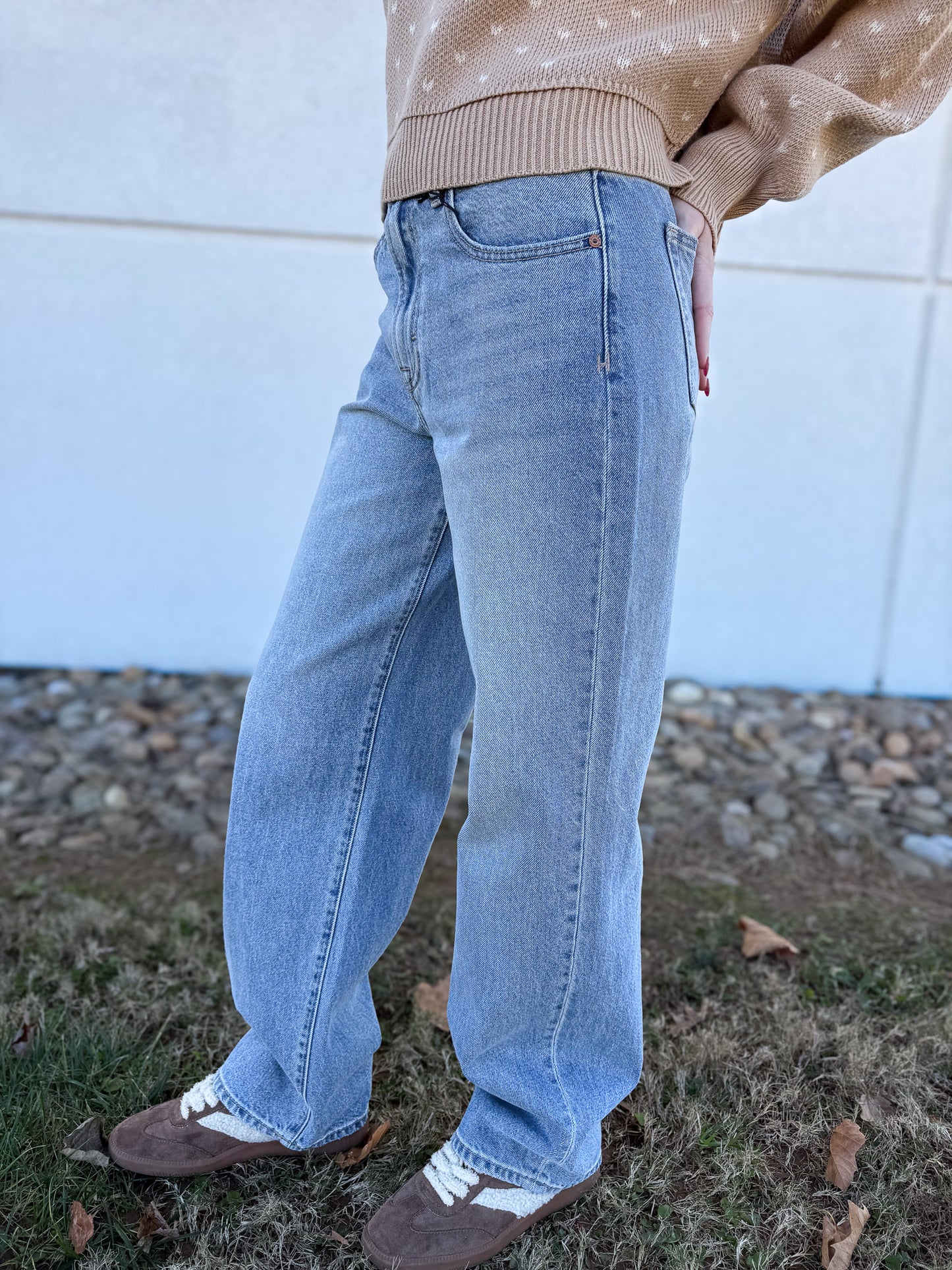 Hidden - Alyx Vintage Wash High Rise Baggy Jeans