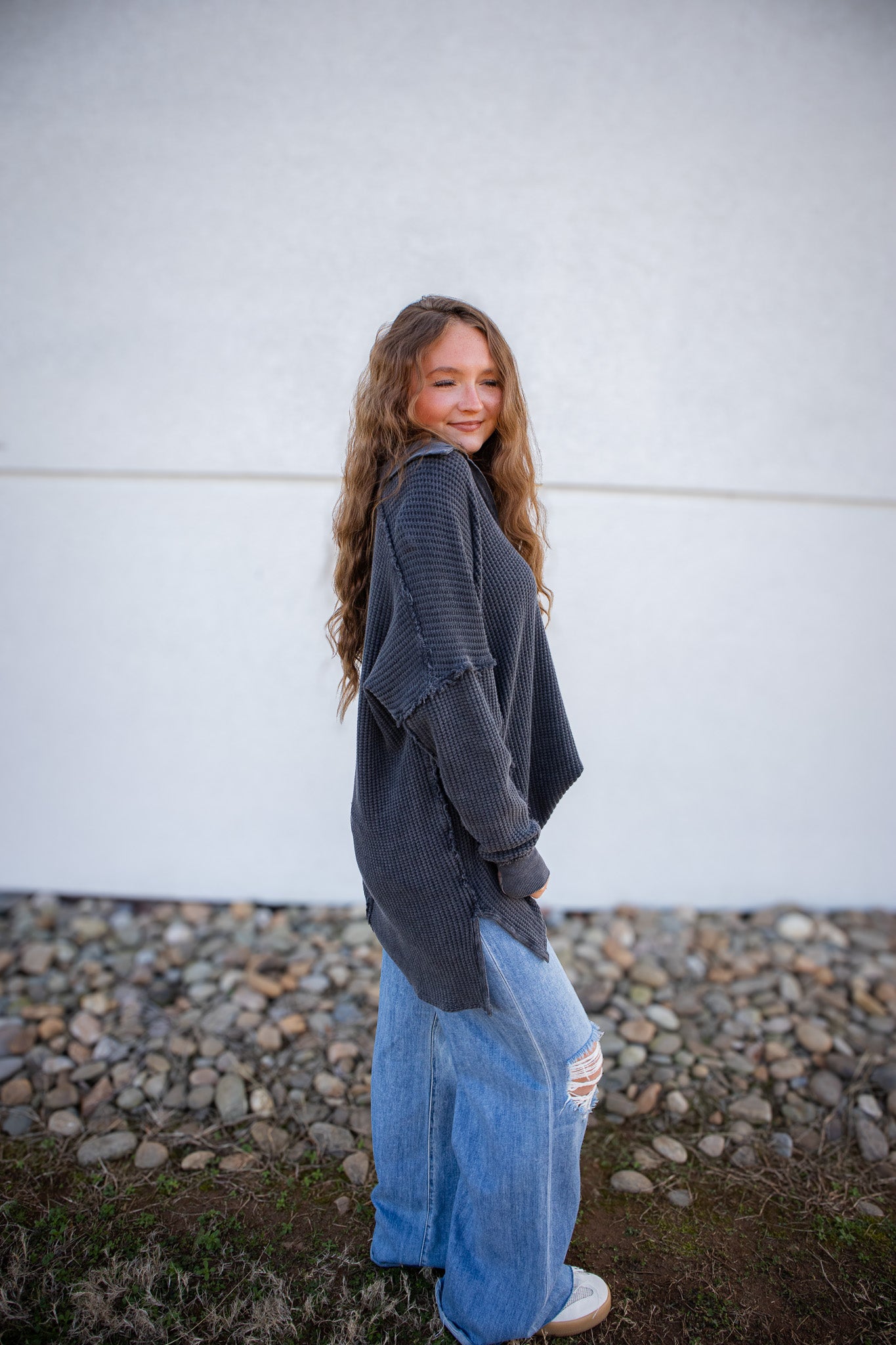 Free People - Travis Polo - BLACK