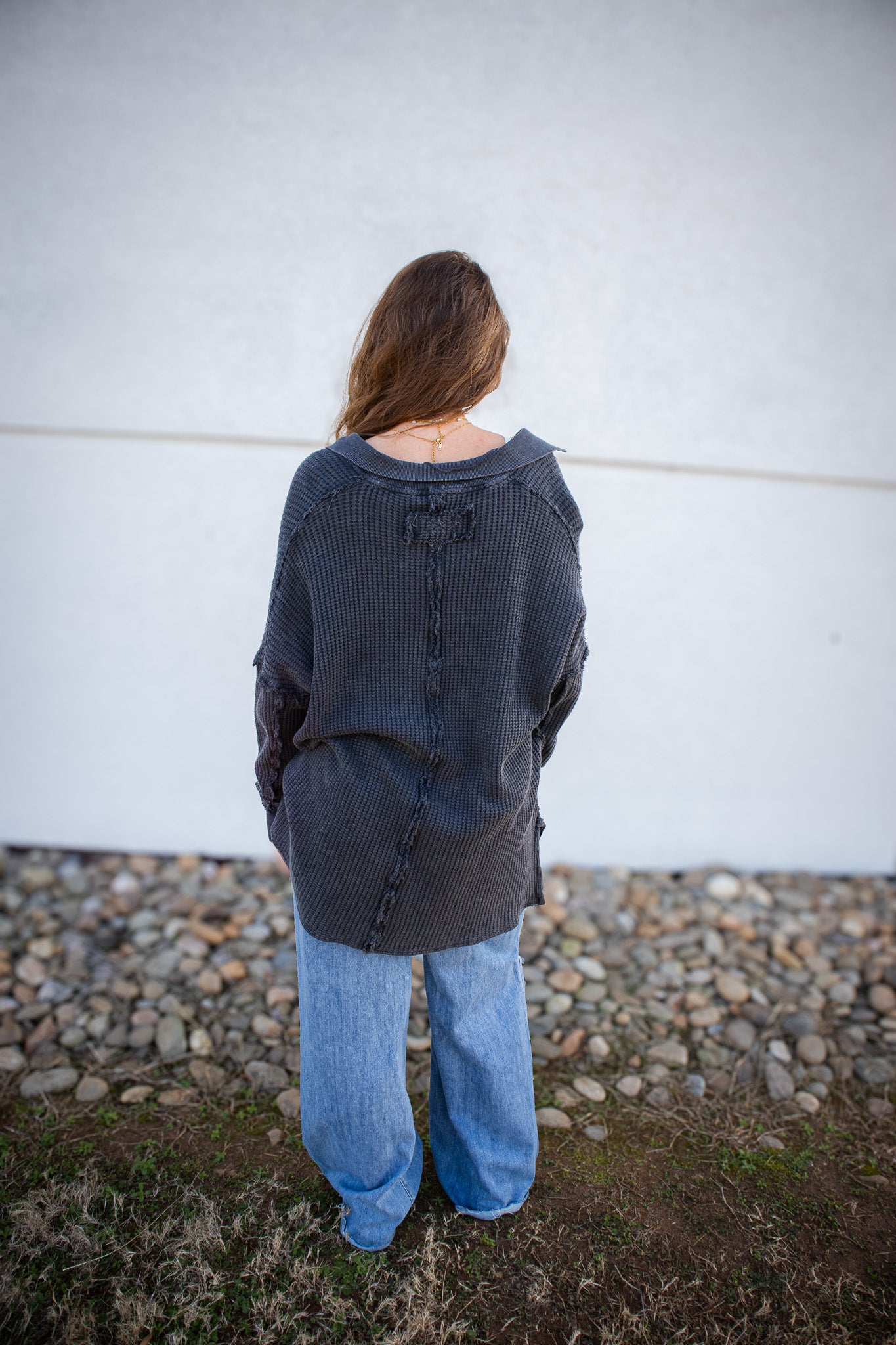 Free People - Travis Polo - BLACK