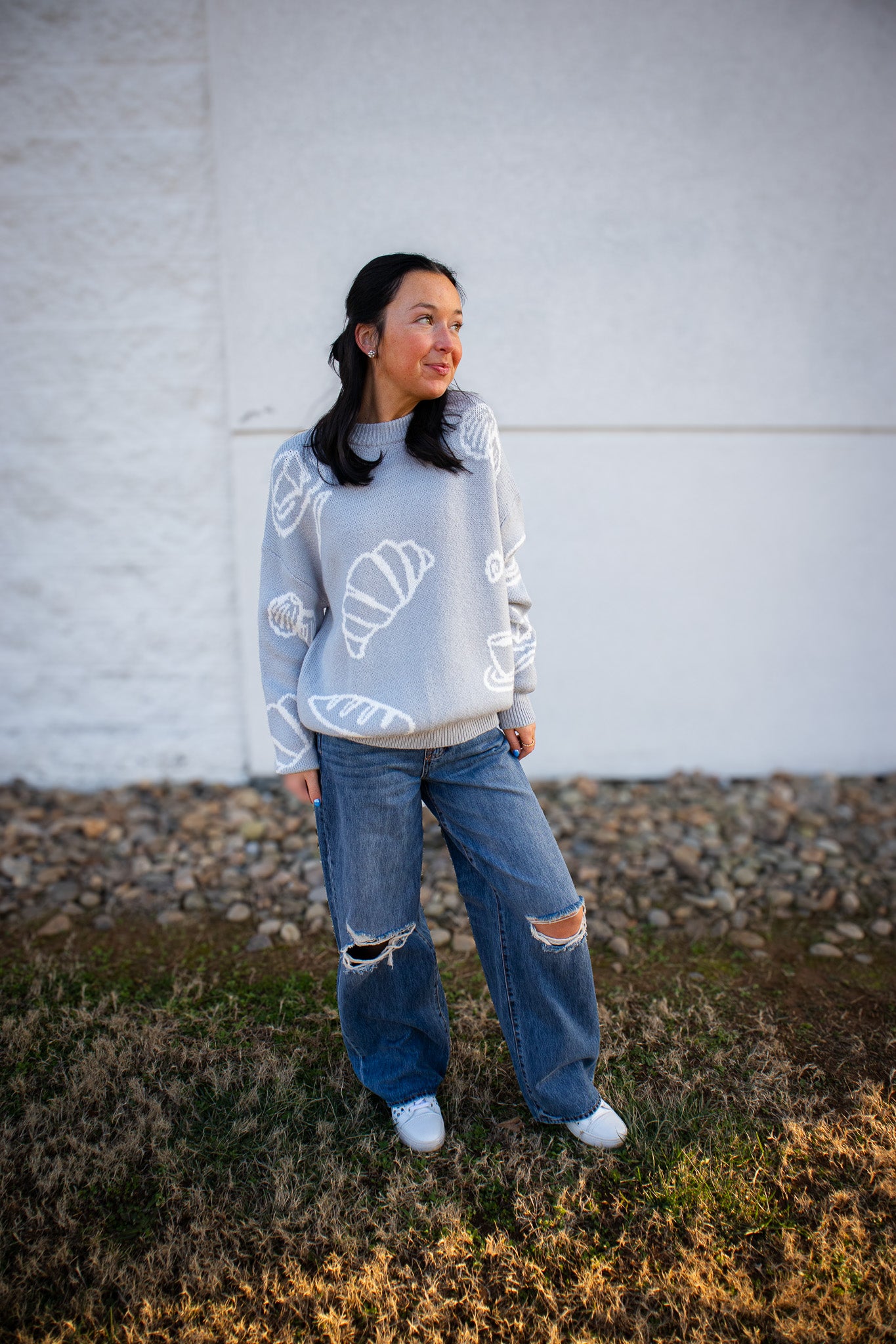 Flaky Morning Croissant Sweater