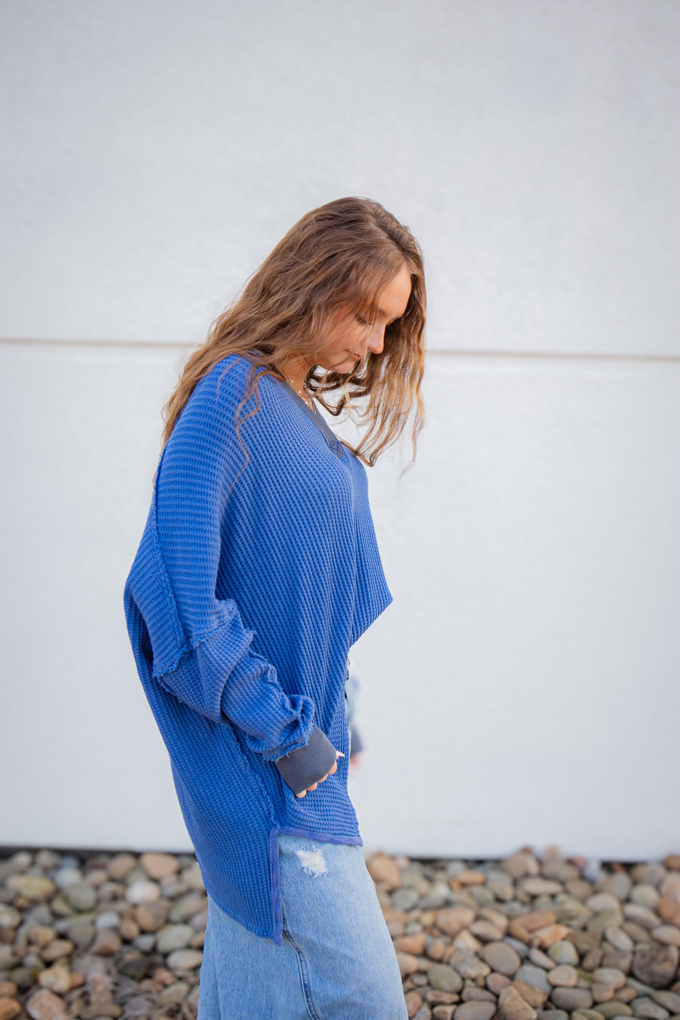 Free People - Travis Polo - DUTCH BLUE