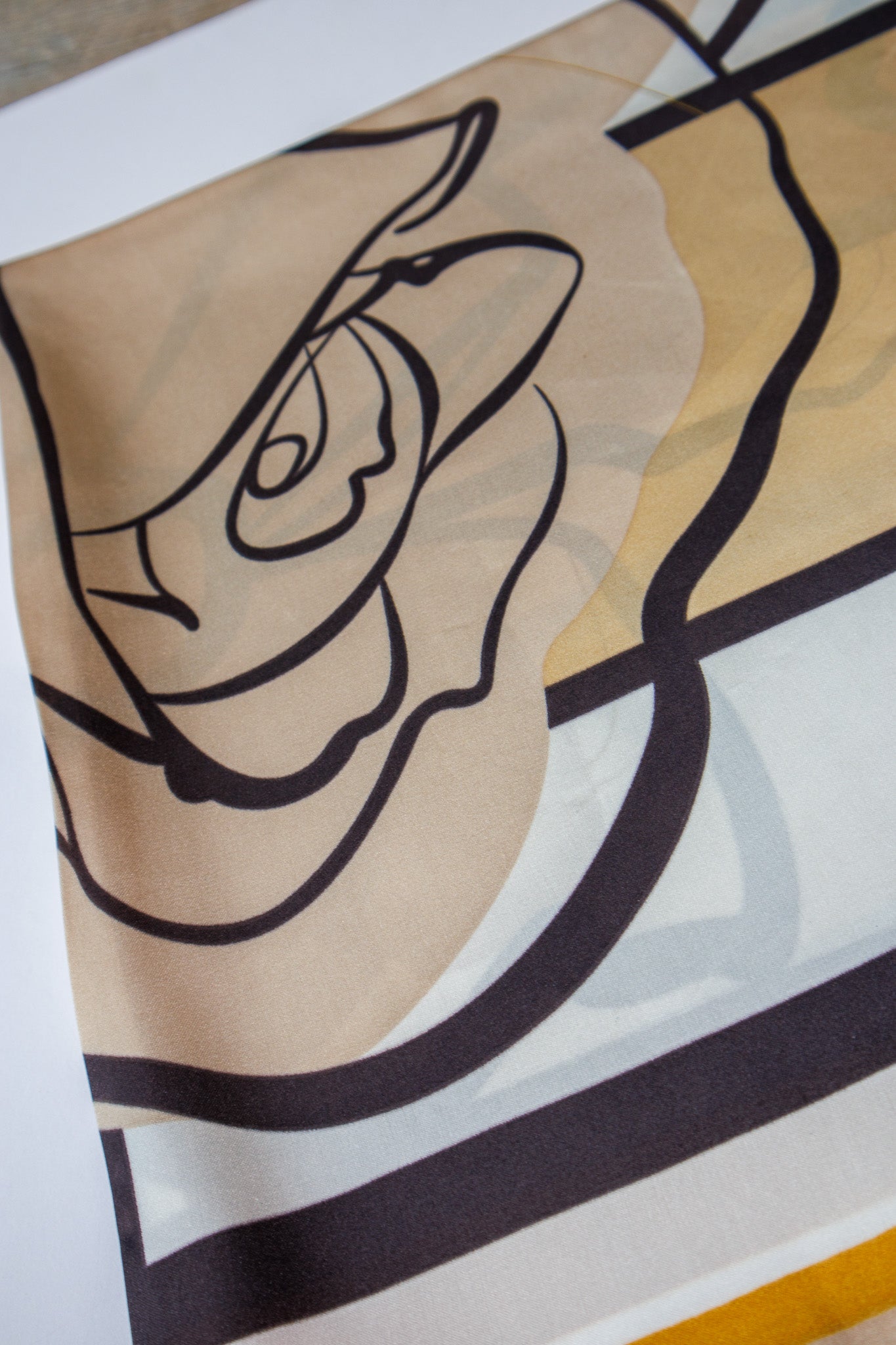 La Belle Rose Silky Scarf