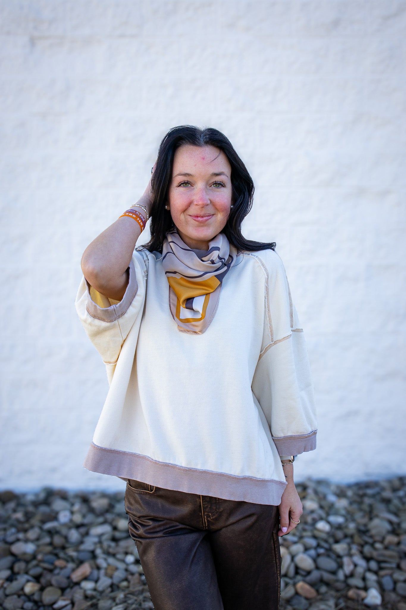 La Belle Rose Silky Scarf