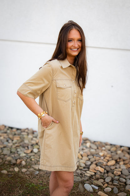 Everyday Explorer Utility Shift Dress