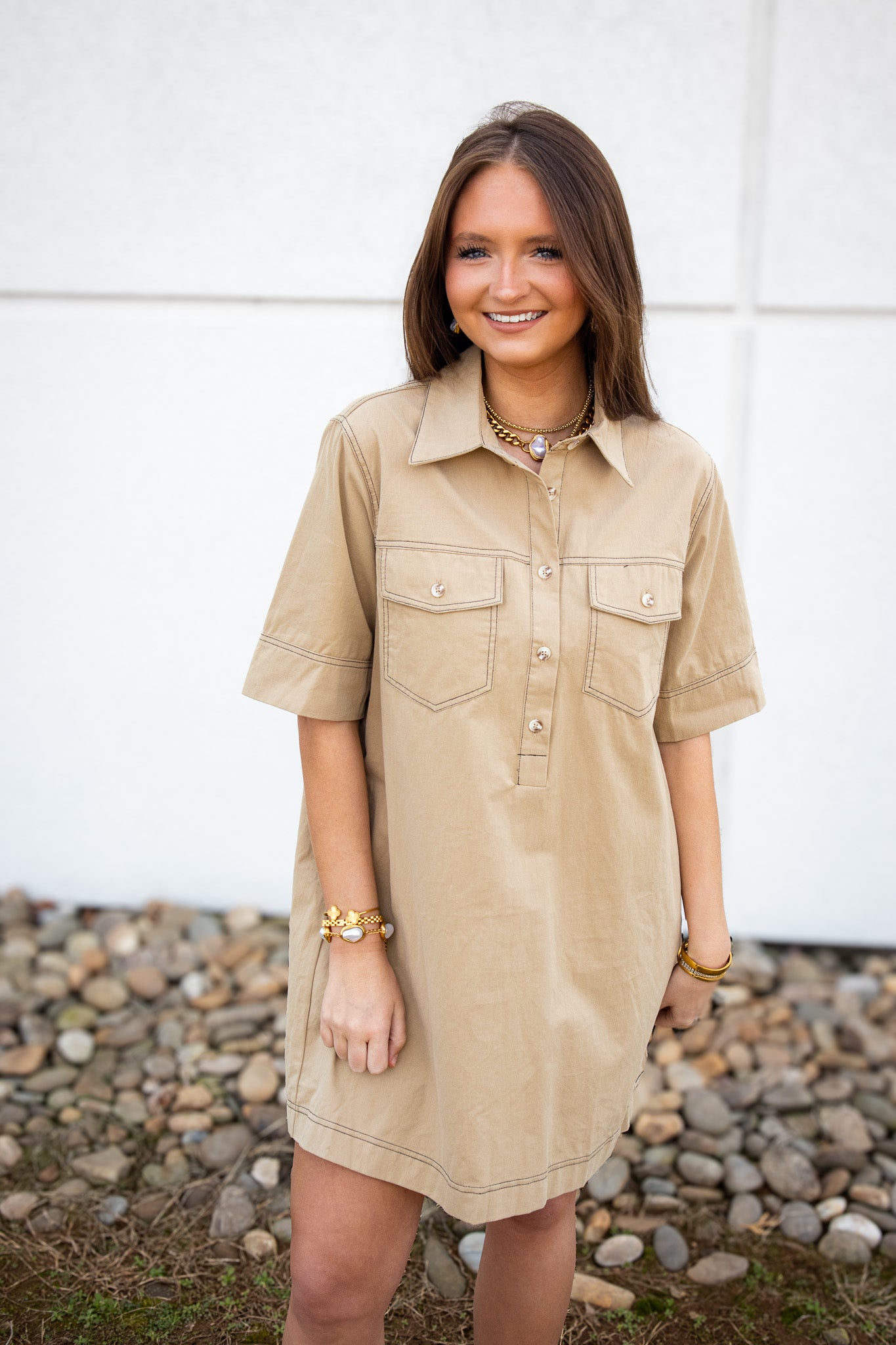 Everyday Explorer Utility Shift Dress