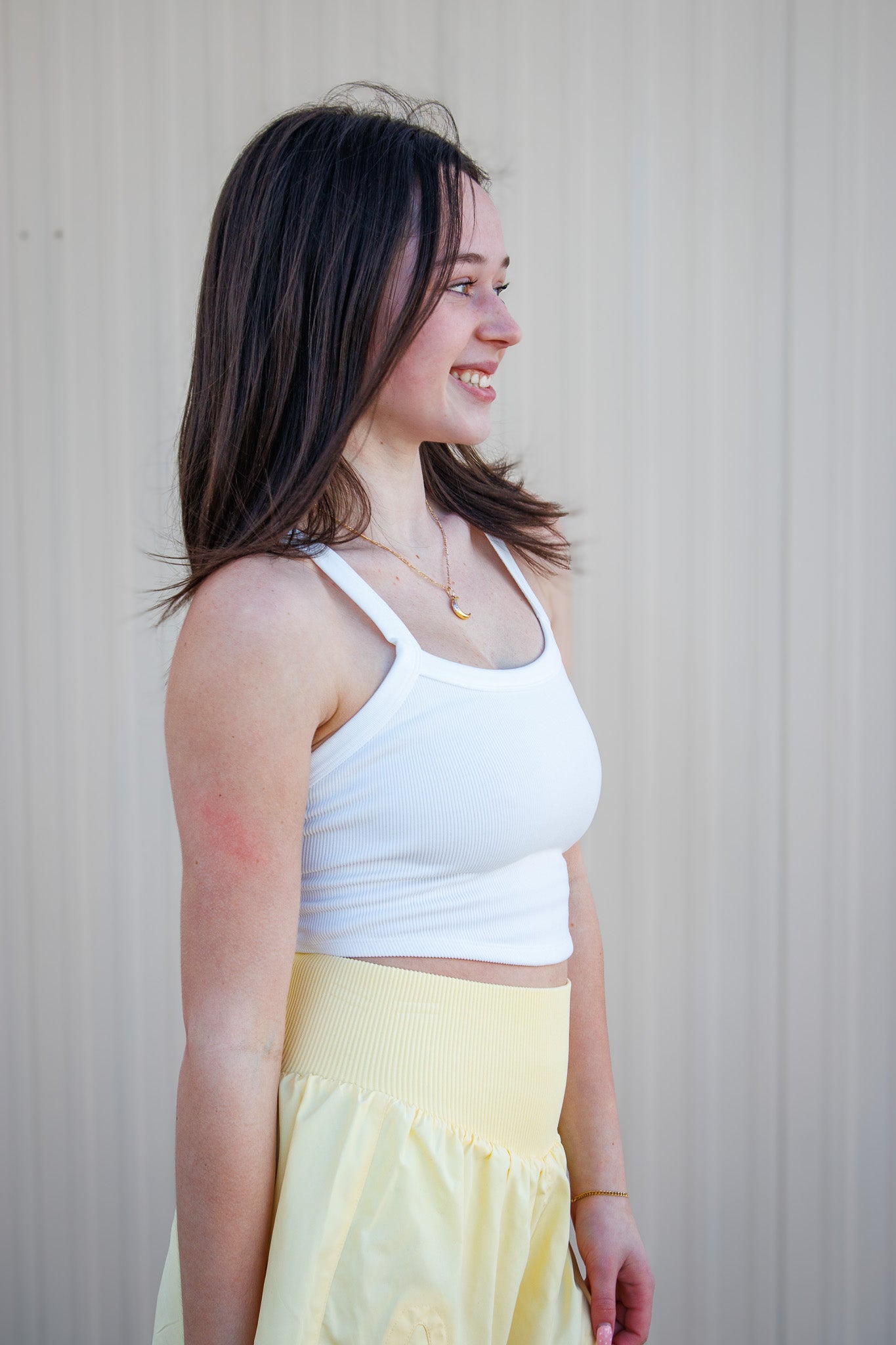 Free People - All Clear Solid Cami - WHITE