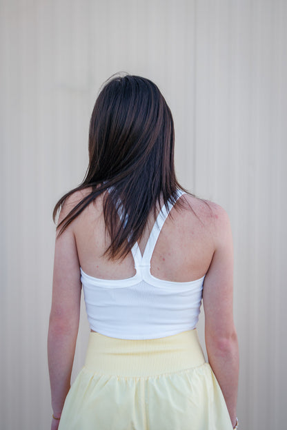 Free People - All Clear Solid Cami - WHITE