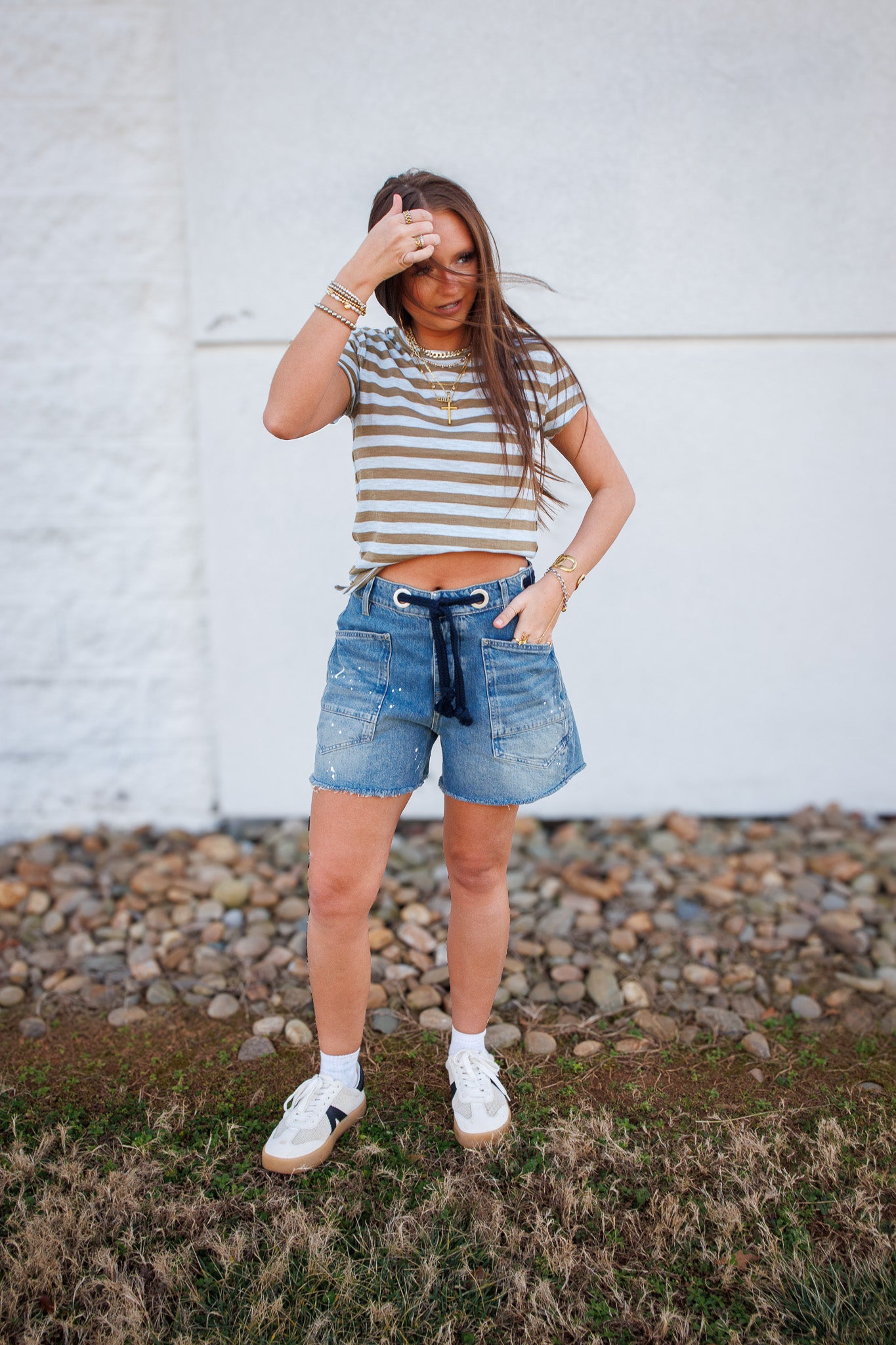 Free People - Moxie Shorts - TIMELESS BLUE