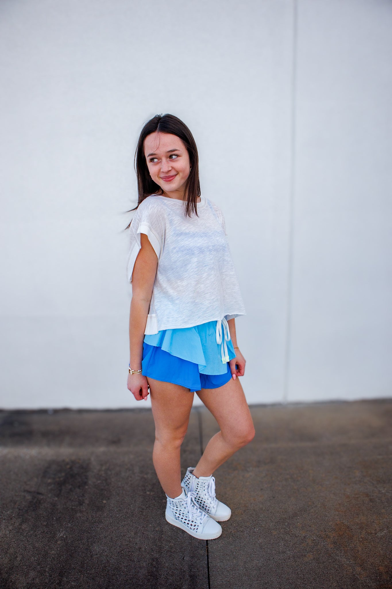 Free People - Tighten Up Reversible Bra - RIVIERA BLUE COMBO