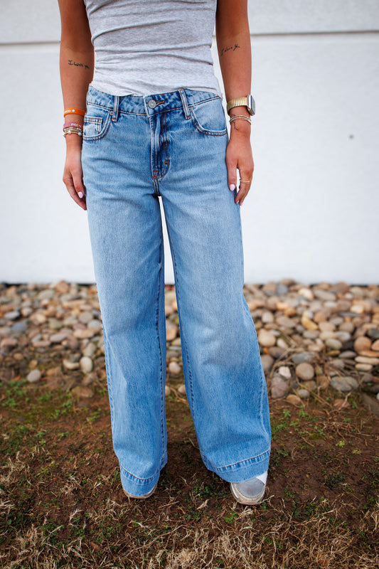 Hidden - NORI - Classic Wide Leg Jean