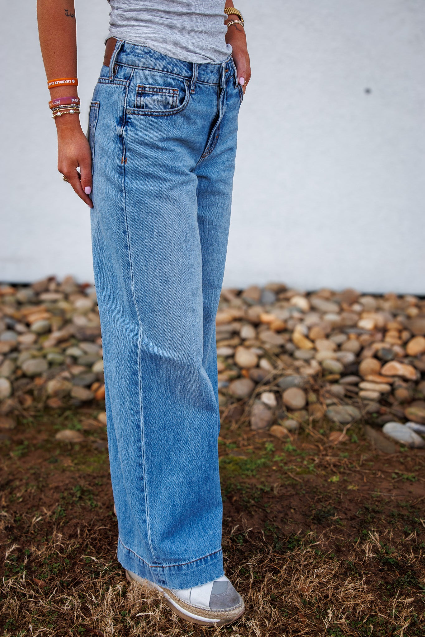 Hidden - NORI - Classic Wide Leg Jean