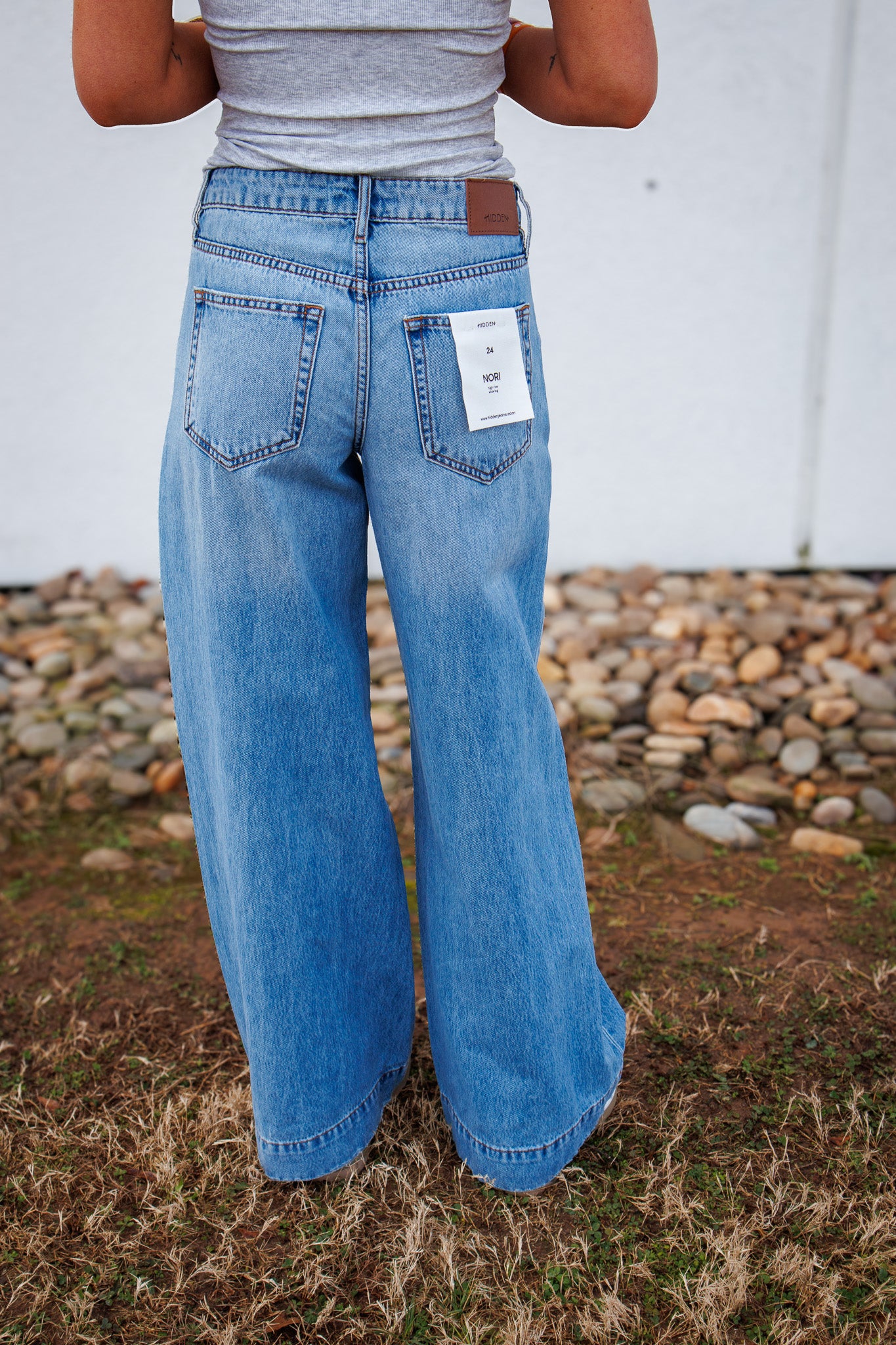 Hidden - NORI - Classic Wide Leg Jean