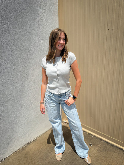 Hidden - Logan Light Wash Relaxed Dad Jean