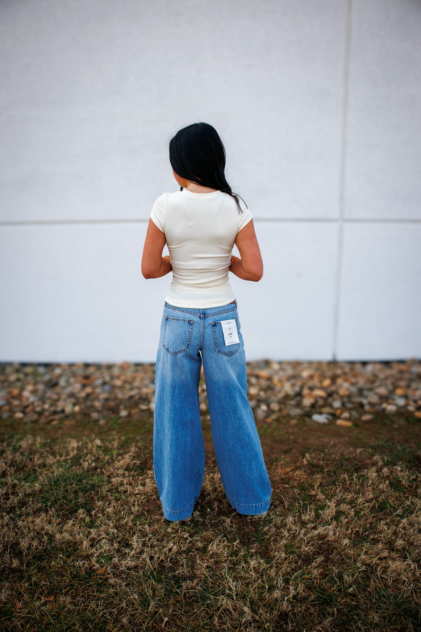 Signature Fit Ribbed Tee - CUSTARD