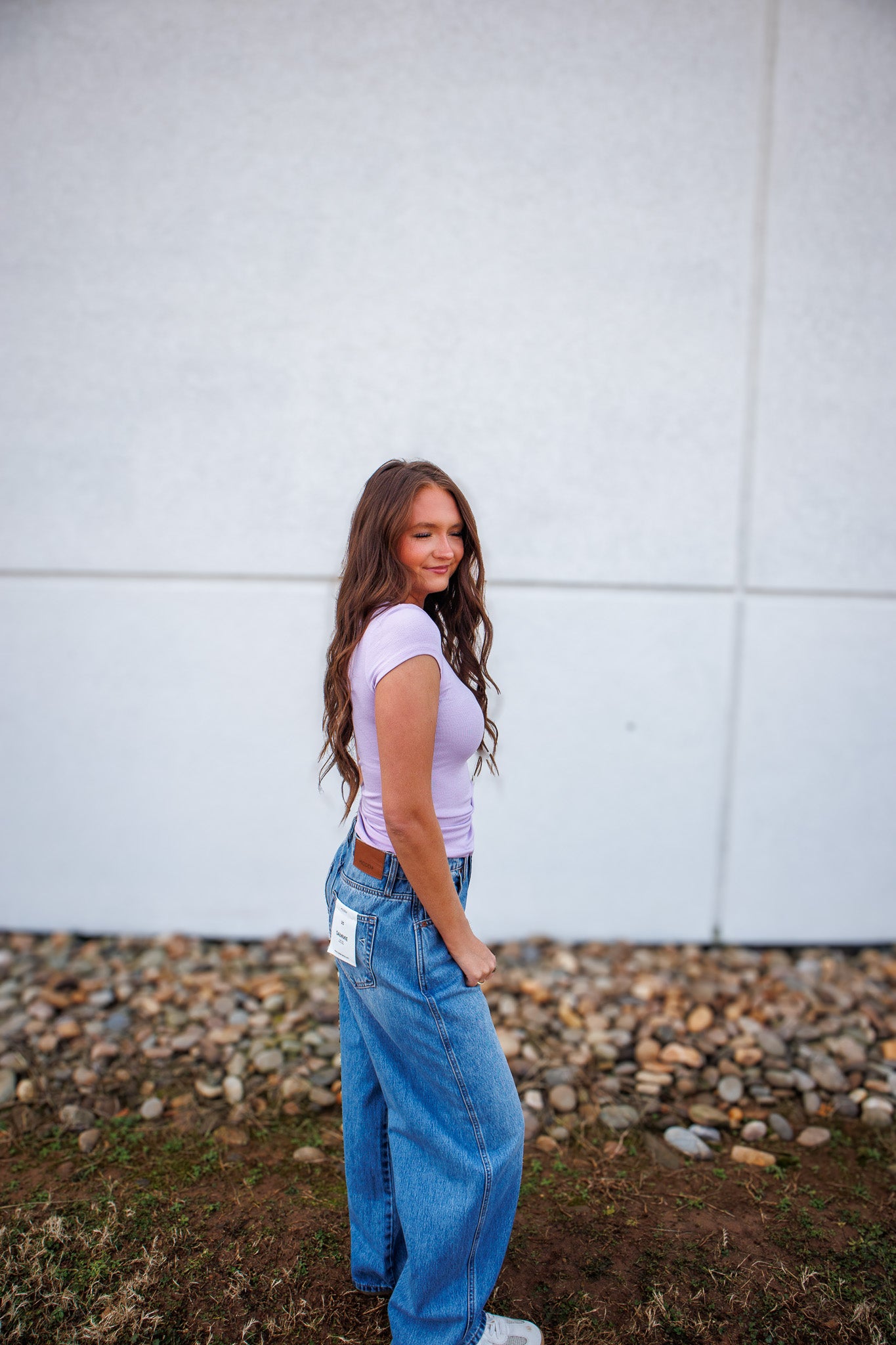 Signature Fit Ribbed Tee - LILAC