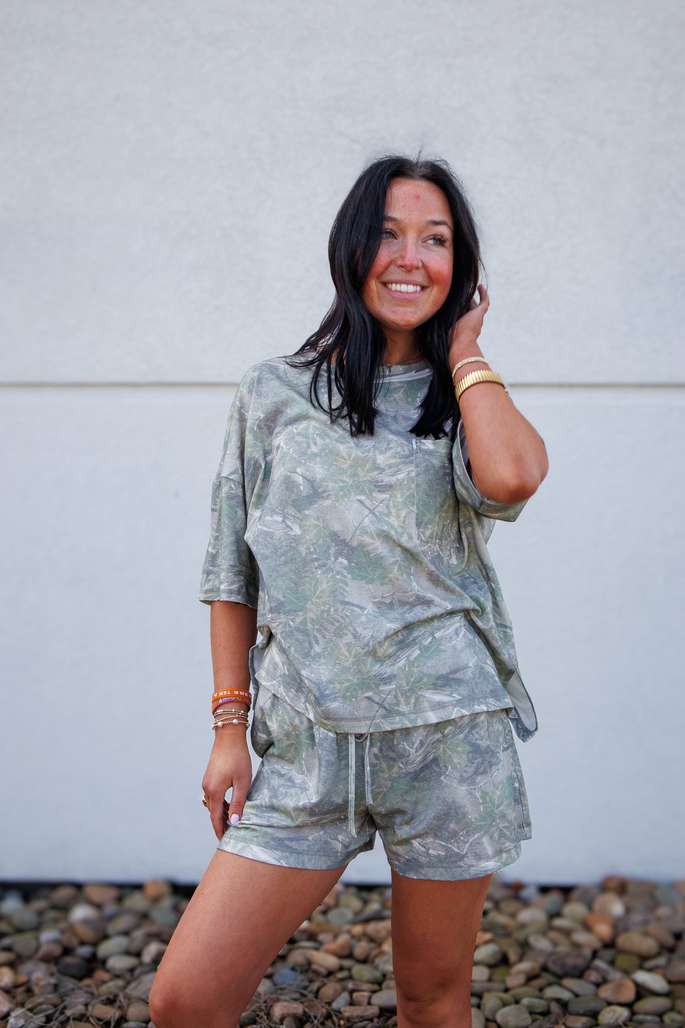 Cool Girl Camo Short Set