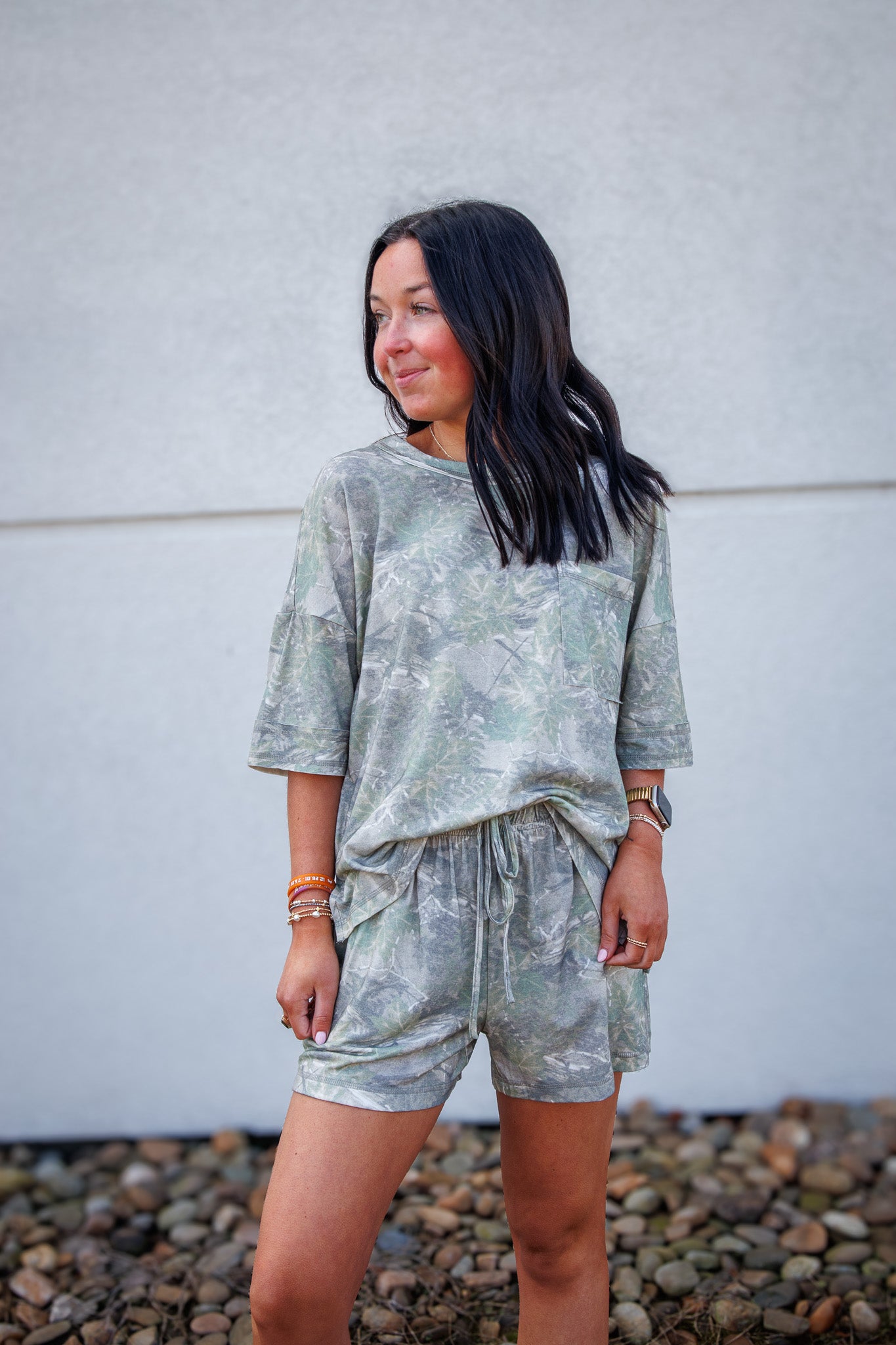 Cool Girl Camo Short Set