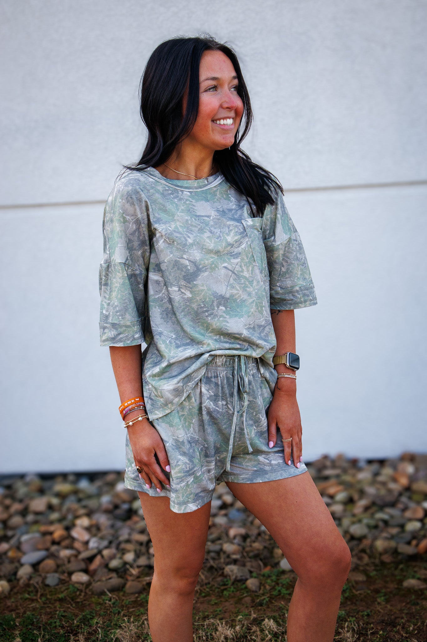 Cool Girl Camo Short Set