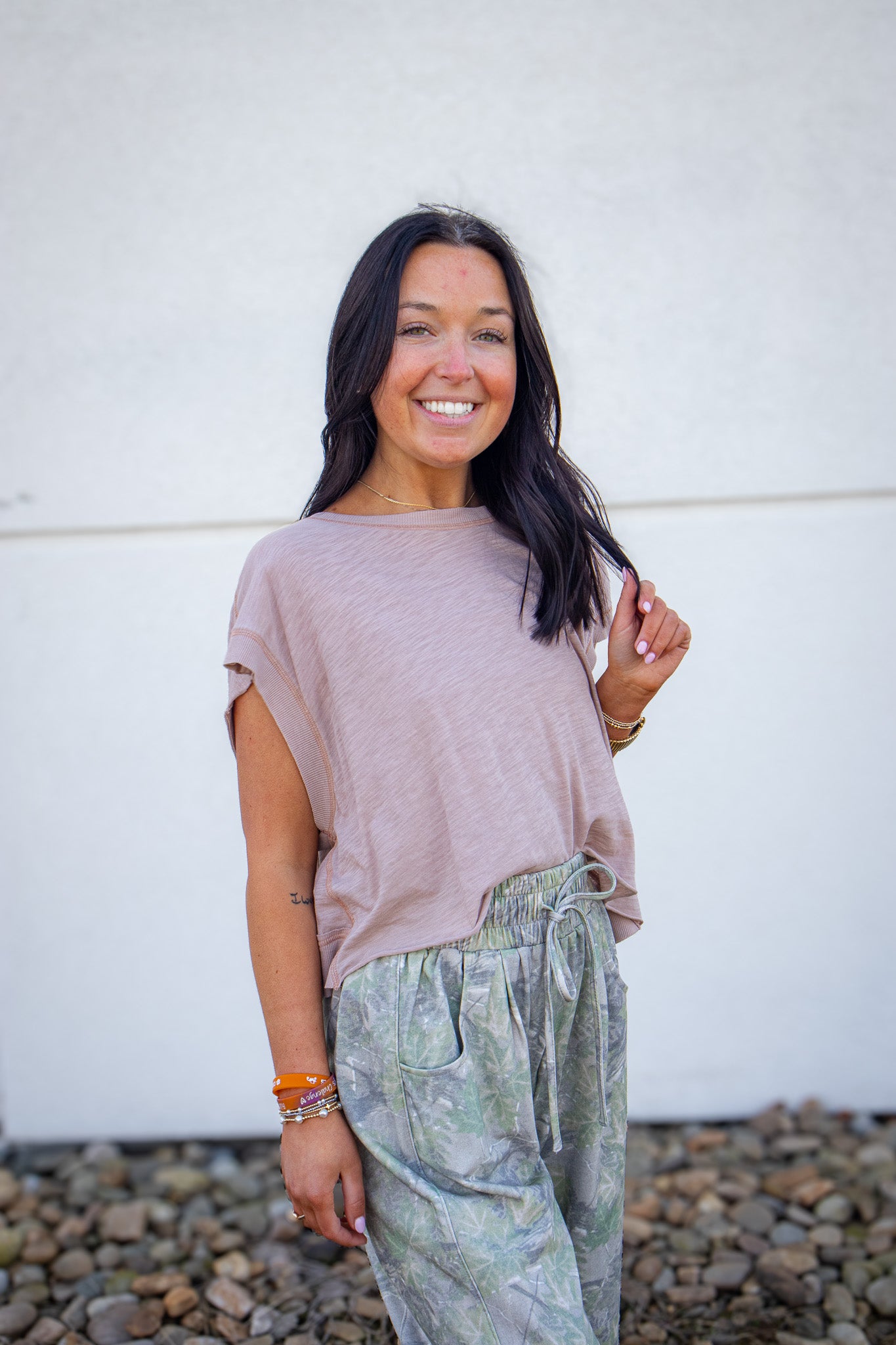 Free People - My Time Tee - SANDY