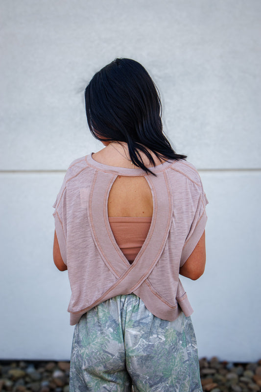 Free People - My Time Tee - SANDY