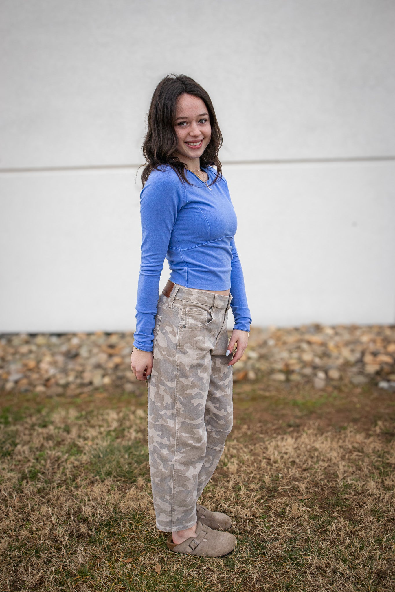 Free People - Protagonist Long Sleeve - CORNFLOWER BLUE