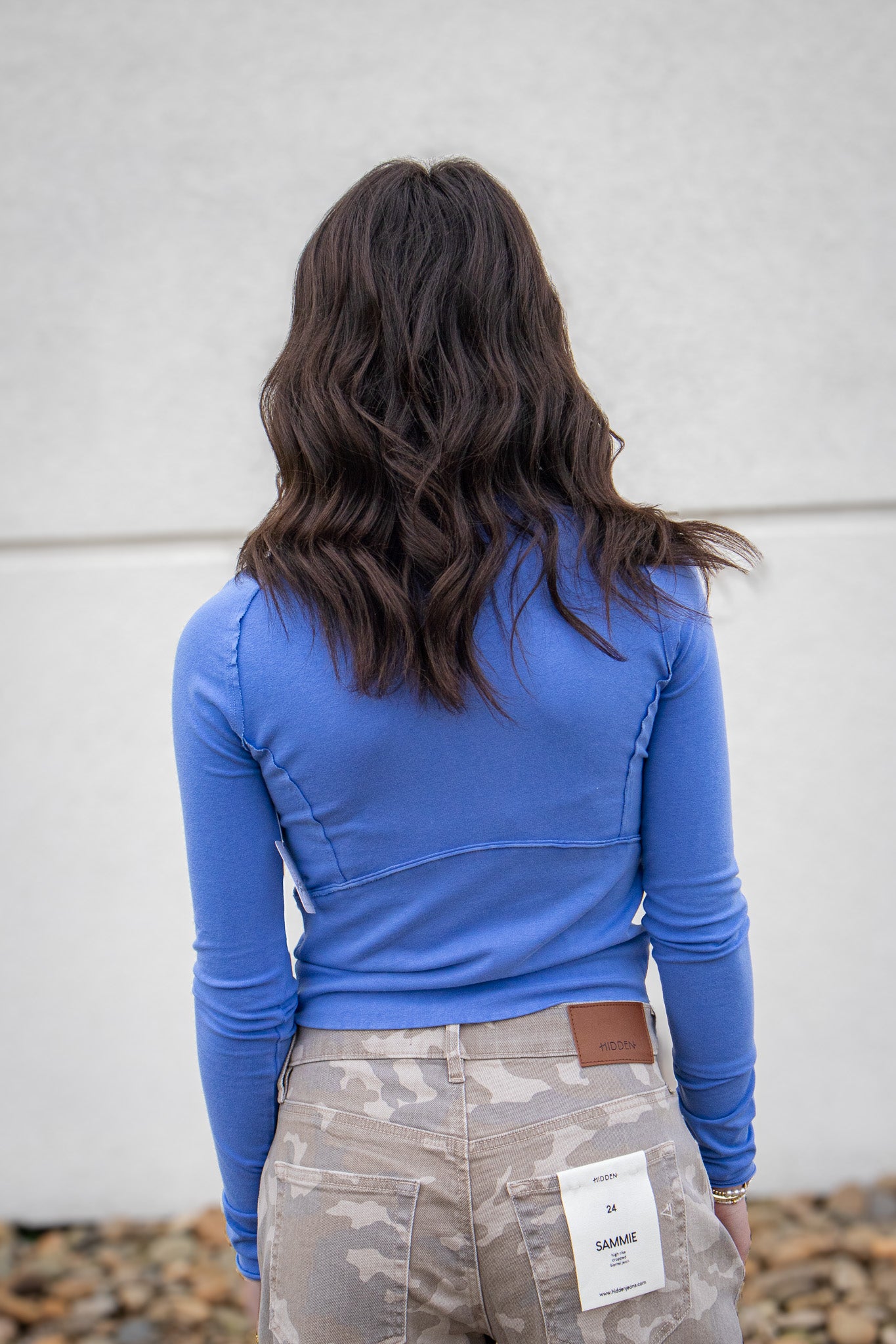 Free People - Protagonist Long Sleeve - CORNFLOWER BLUE