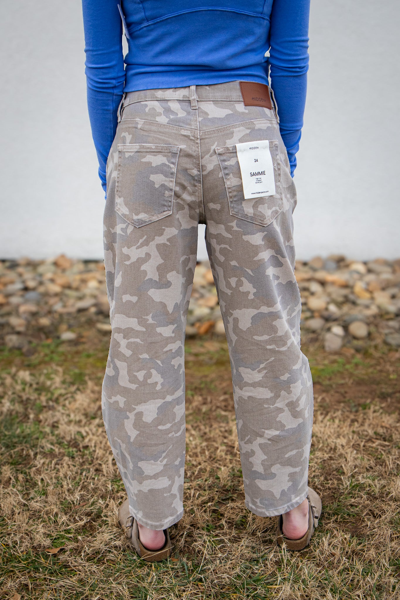 Hidden - Sammie Camo Barrel Jeans