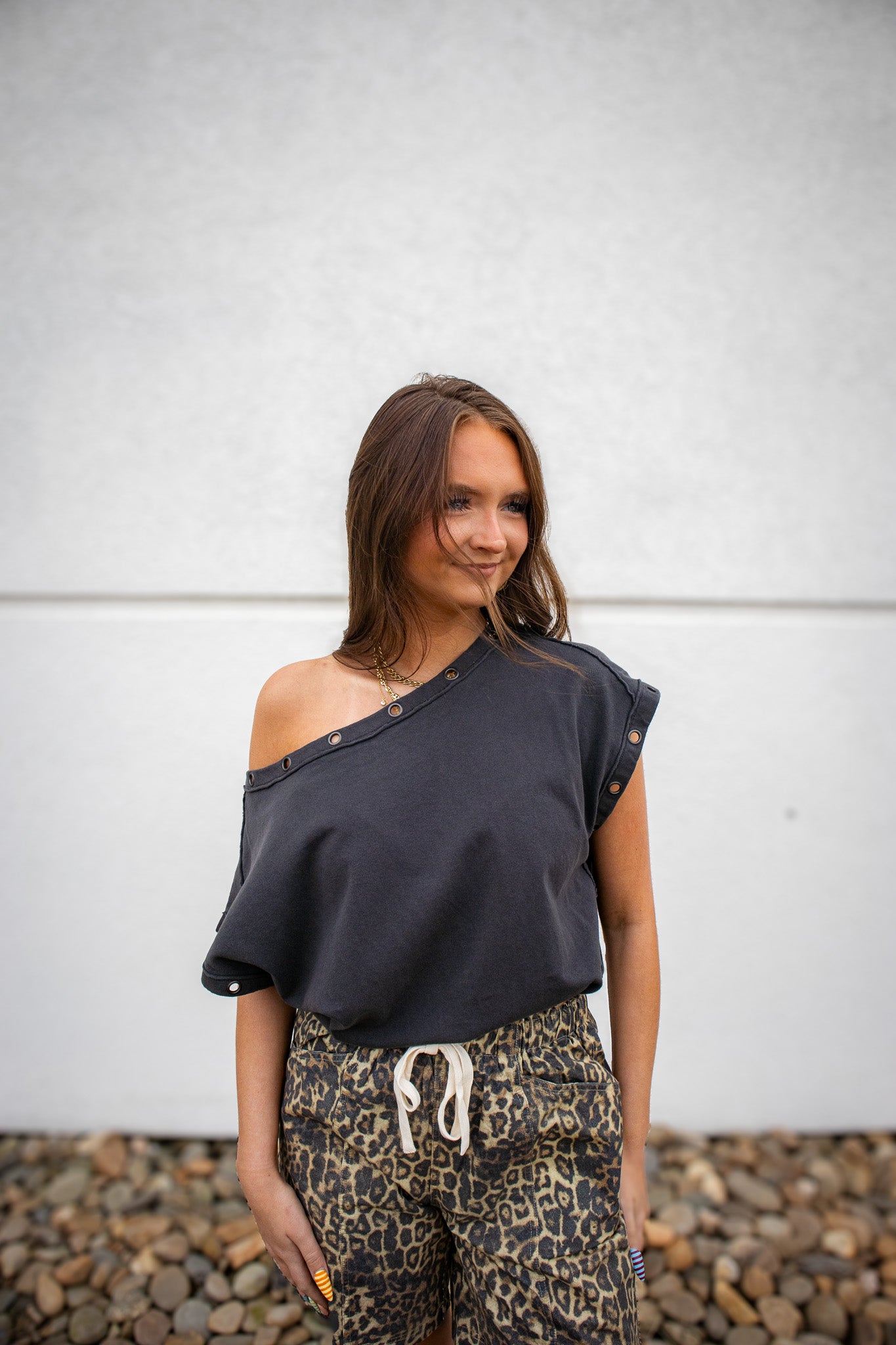 Free People - Billie Tee - BLACK