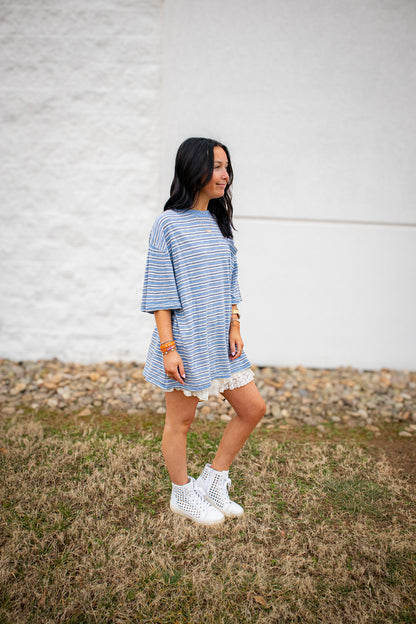 Ivory Bloom Ruffle Skort