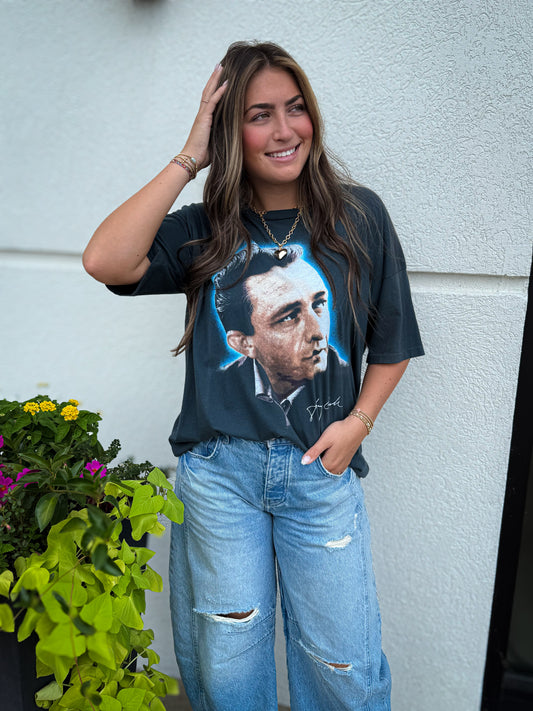 Johnny Cash Portrait Merch Tee