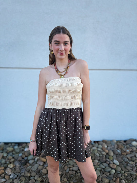 Summer Drift Polka Dot Romper