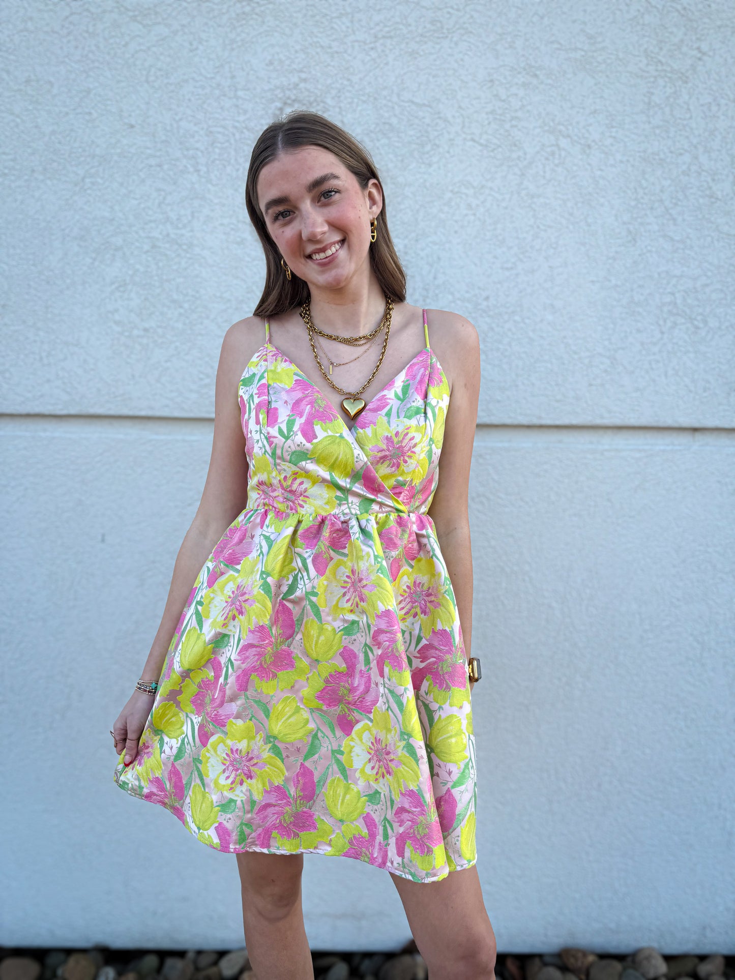 Floral Flirtations Mini Dress