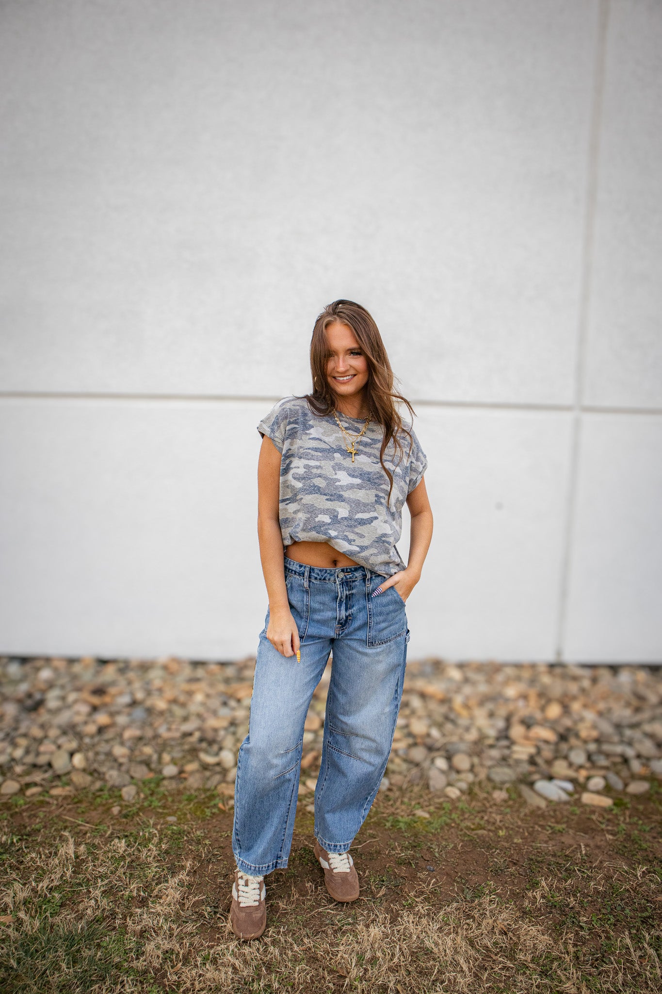 Soft Girl Camo Tee