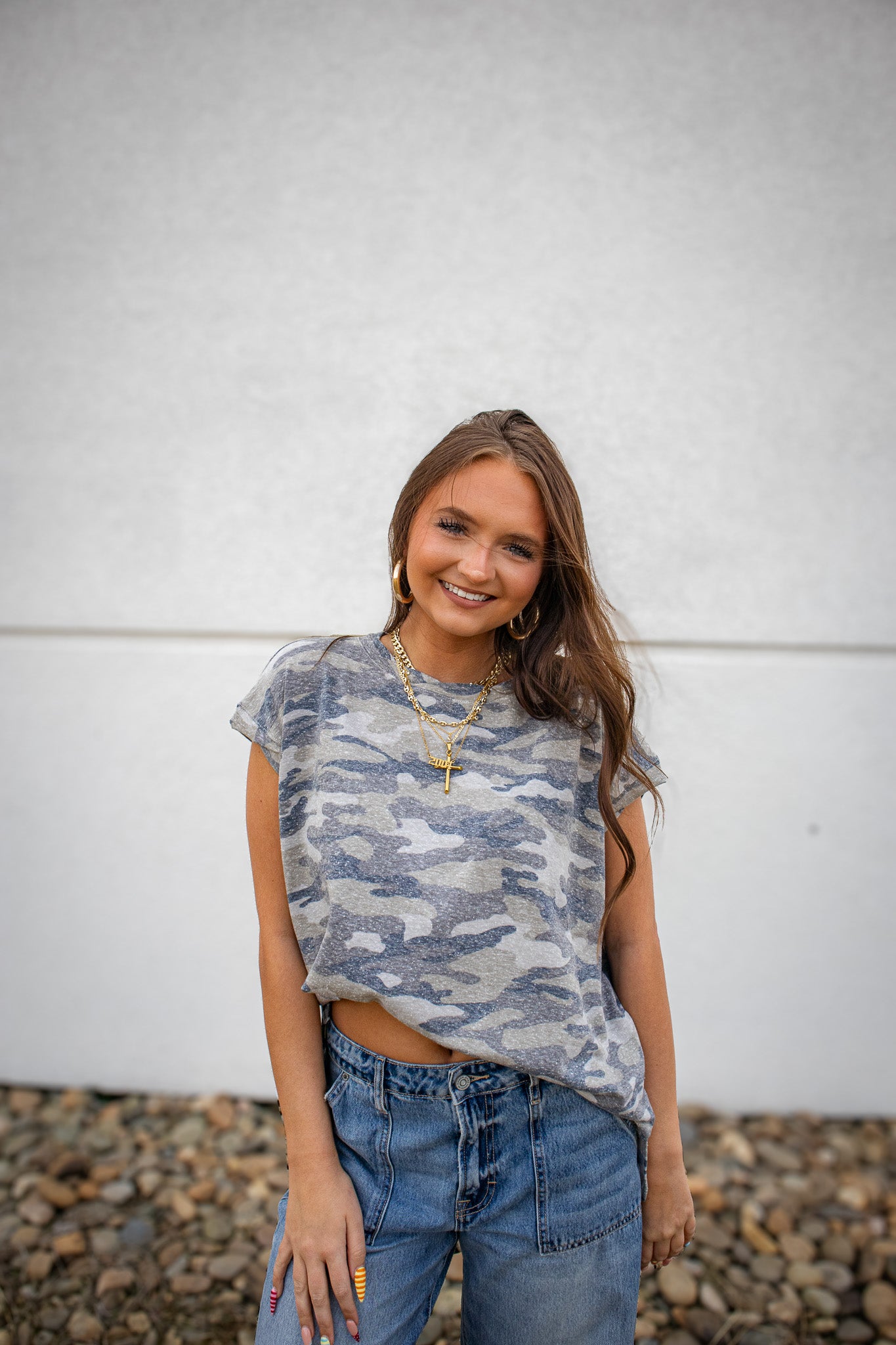 Soft Girl Camo Tee