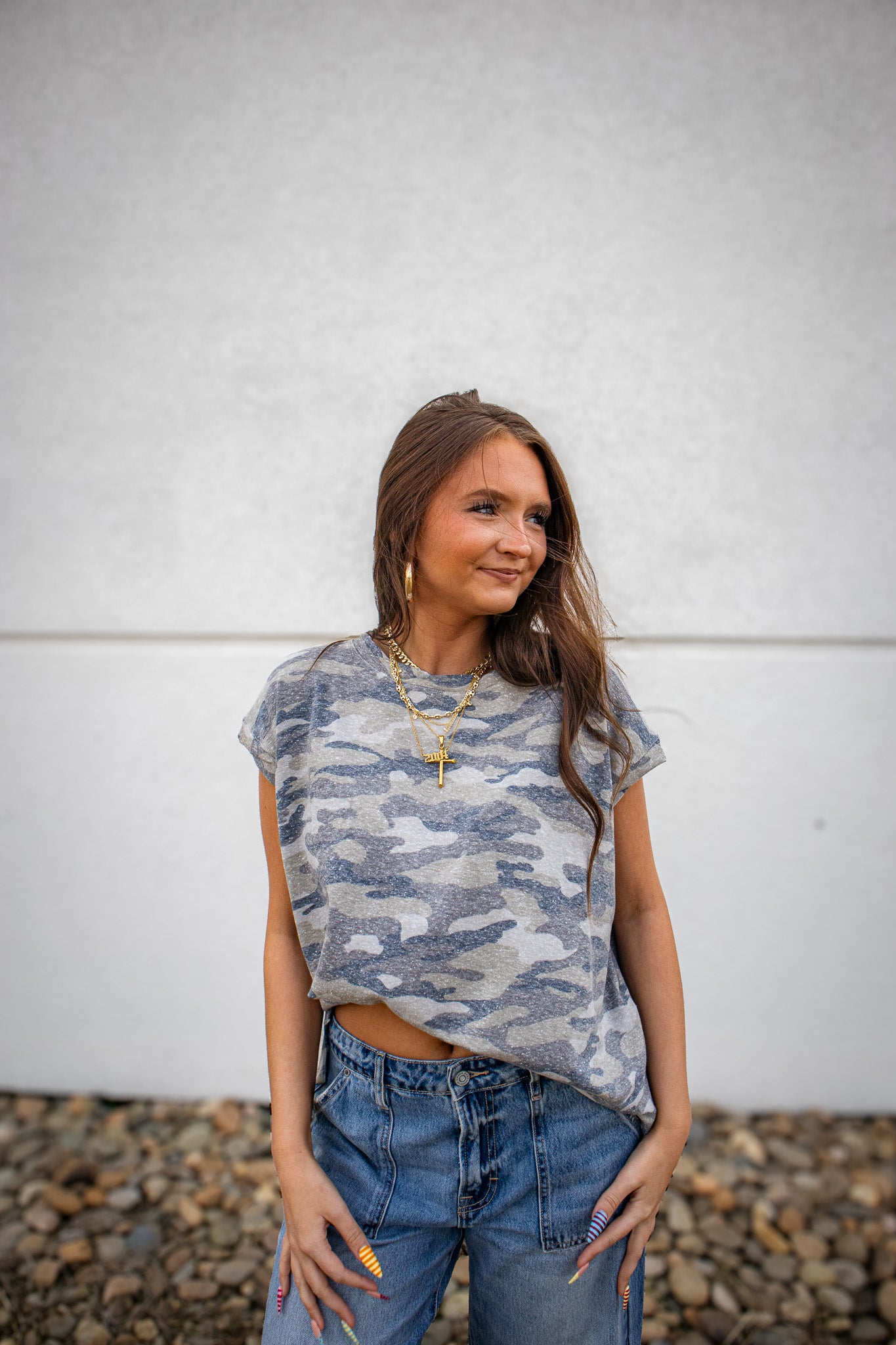 Soft Girl Camo Tee