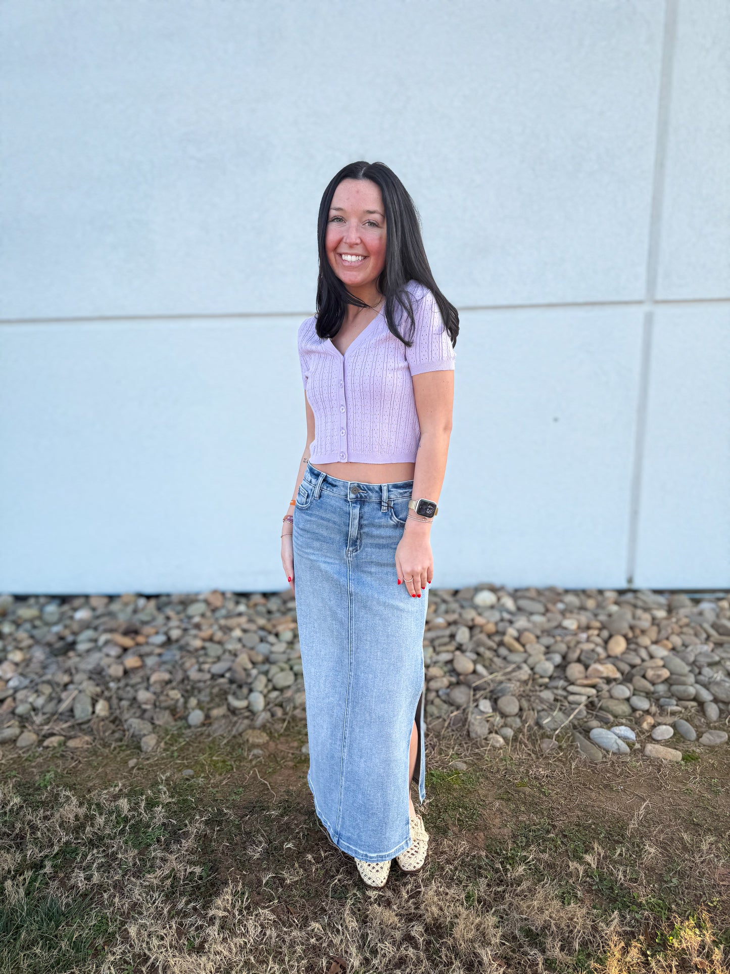 Free People - Cassie Cardi - VEILED PINK - (LAVENDER)