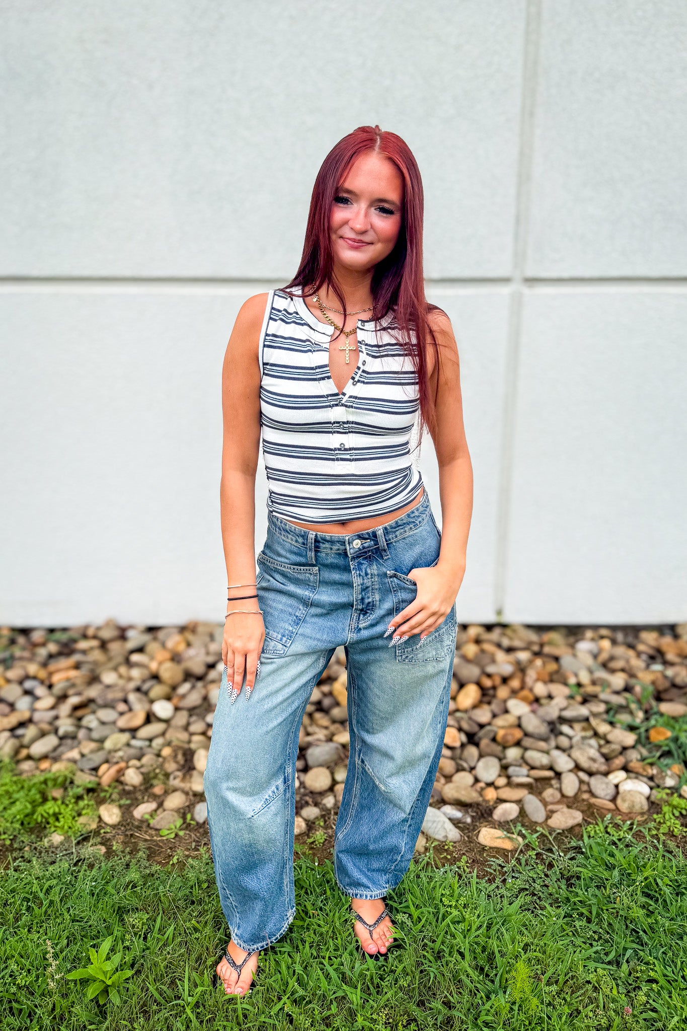 Free People - We The Free Minimalist Moxie Barrel Jeans