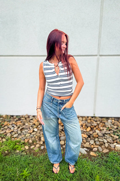 Free People - We The Free Minimalist Moxie Barrel Jeans