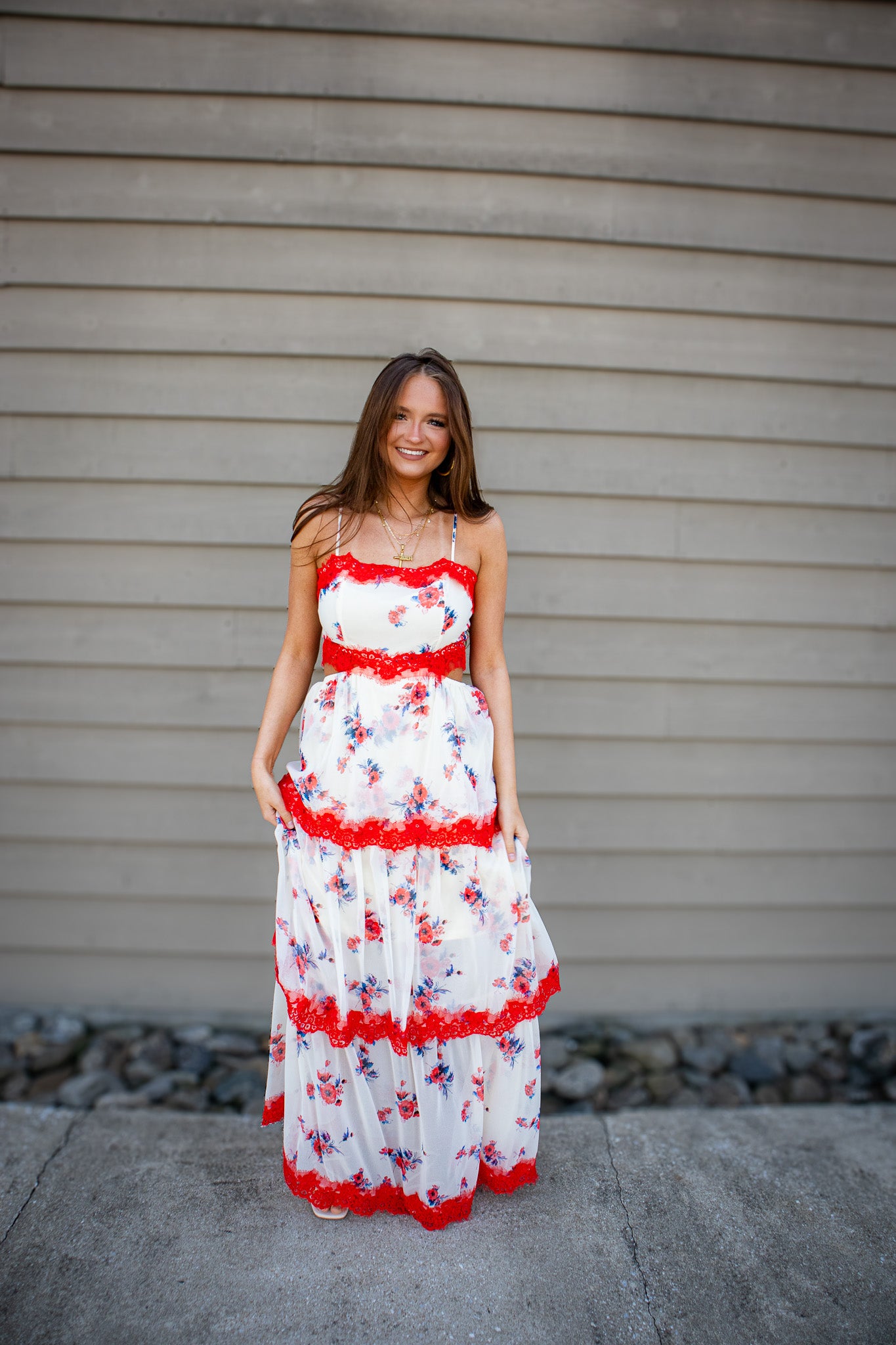 Wild Rose Maxi Dress