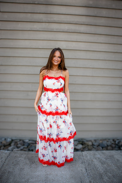 Wild Rose Maxi Dress