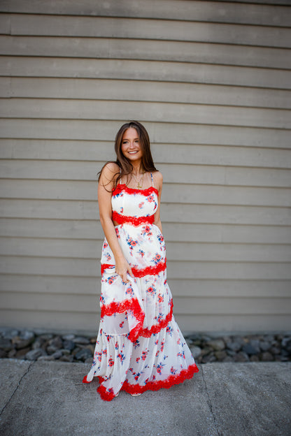 Wild Rose Maxi Dress