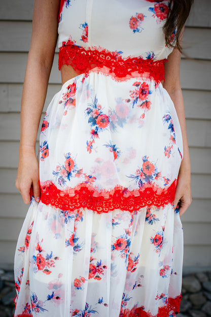Wild Rose Maxi Dress