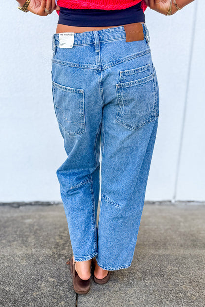 Free People - Minimalist Moxie Barrel Jeans - Country Fair