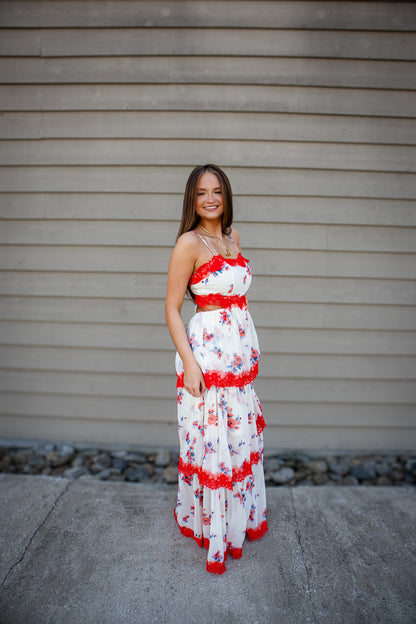 Wild Rose Maxi Dress