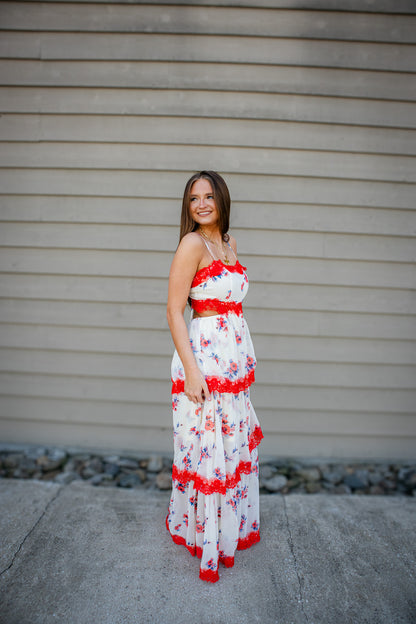 Wild Rose Maxi Dress