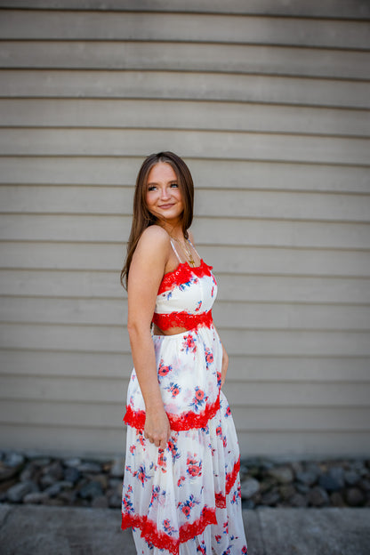 Wild Rose Maxi Dress