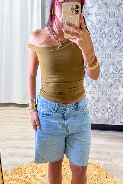 Hidden - Alyx Baggy 8" Inseam Medium Wash Denim Shorts
