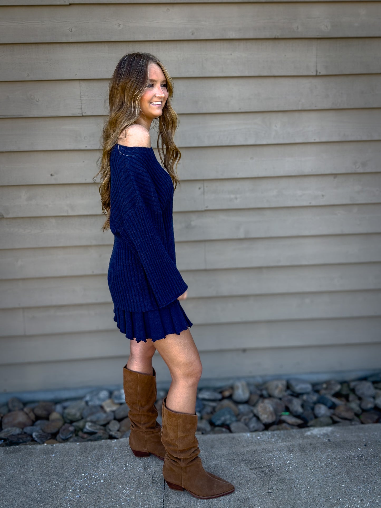 Midnight Navy Sweater Set