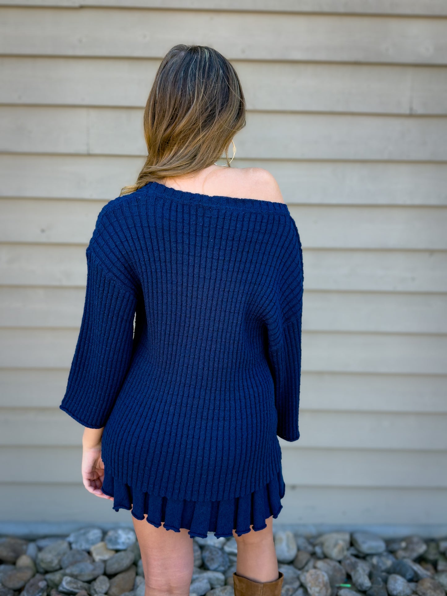 Midnight Navy Sweater Set